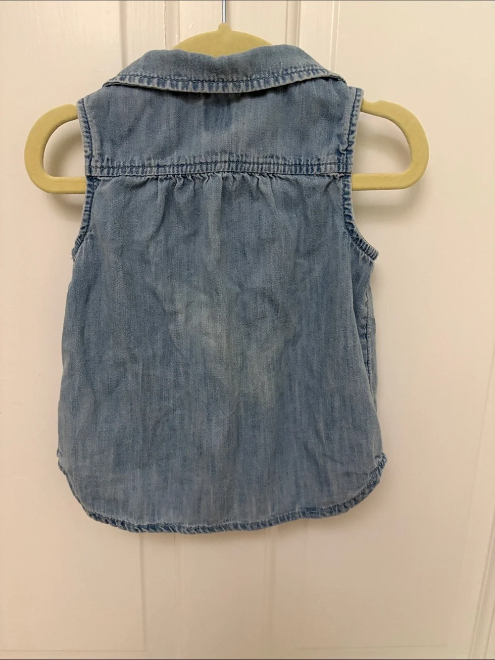 GAP Chambray Ruffle Tank 2T